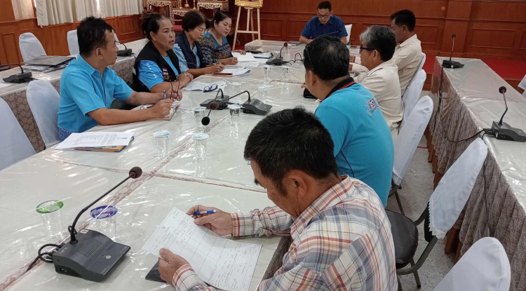ประชุมคณะกรรมการตรวจสอบข้อเท็จจริงที่ดินสาธารณะประโยชน์แปลงที่ทำเลเลี้ยงสัตว์บ้านจระเข้หิน