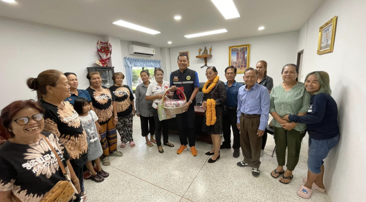 ร่วมต้อนรับ นางนิชาพิมญชุ์ นันท์นิธิภูวเดช ในโอกาสดำรงตำแหน่งรองนายกเทศมนตรีตำบลจระเข้หิน 