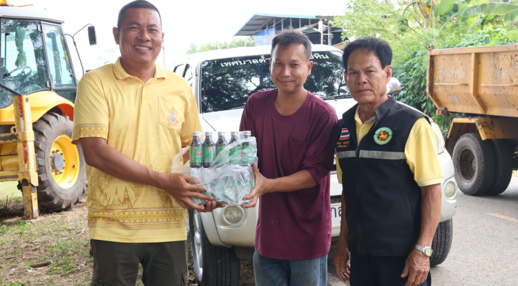 ลงพื้นที่ปรับภูมิทัศน์บริเวณคลองจระเข้หิน 