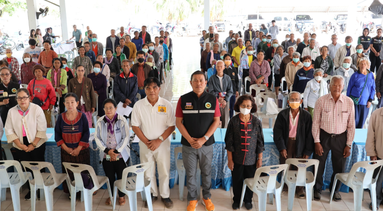 ประชุม สรุปยอดสิ้นปี ชมรมฌาปนกิจสงเคราะห์เทศบาลตำบลจระเข้หิน