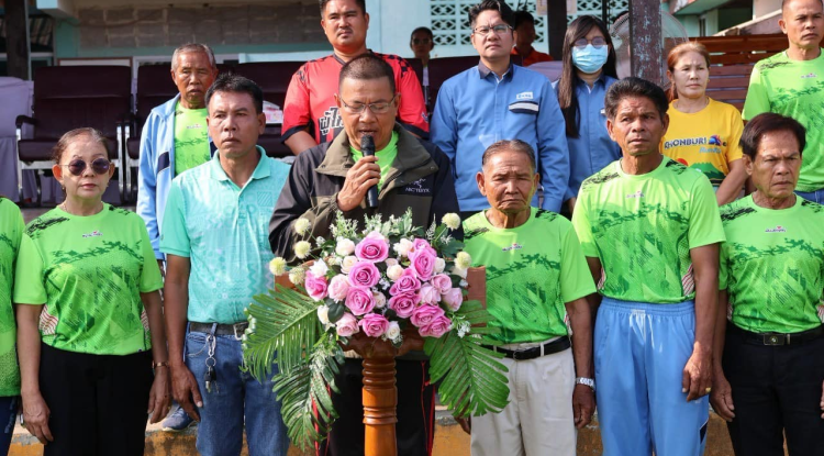 โครงการการแข่งขันกีฬาเยาวชนและประชาชนต้านภัยยาเสพติด ประจำปีงบประมาณ 2568 ณ สนามกีฬาโรงเรียนชุมชนจระเข้หิน 