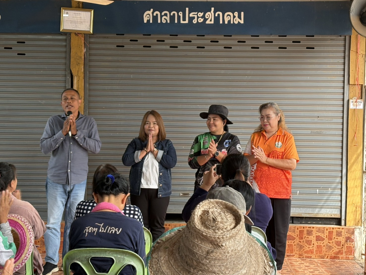 โครงการรณรงค์ชุมชนร่วมควบคุมโรคไข้เลือดออก บ้านจระเข้หินหมู่ที่ 1 ณ ศาลาประชาคมหมู่ที่ 1