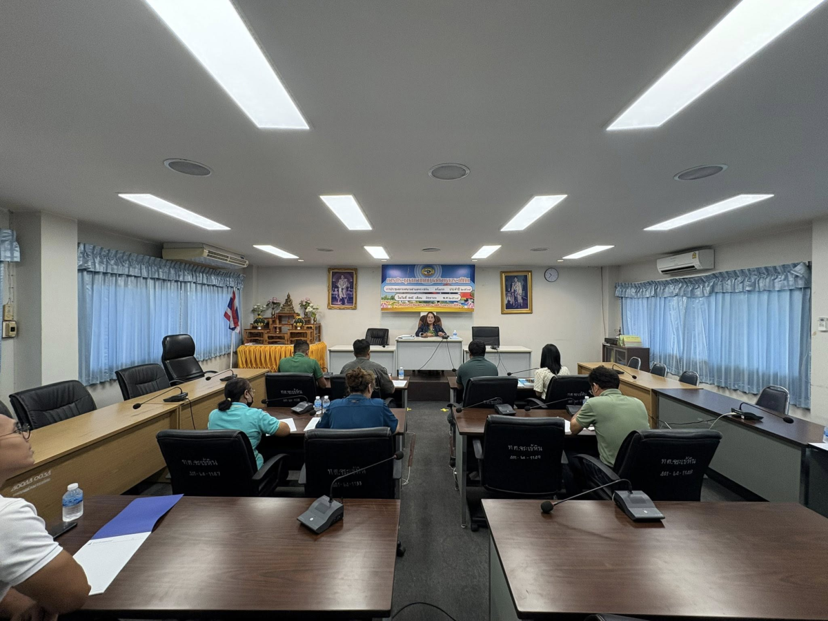 ประชุมวางแผนดำเนินการประชาคมหมู่บ้านในเขตเทศบาลตำบลจระเข้หิน 