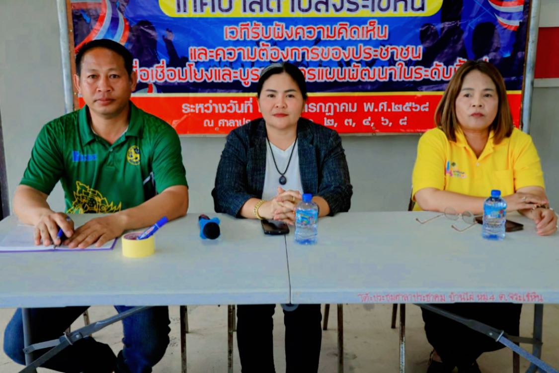 ประชุมประชาคมบ้านไผ่หมู่4 ประขำปี 2568