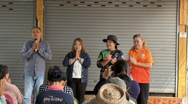 โครงการรณรงค์ชุมชนร่วมควบคุมโรคไข้เลือดออก บ้านจระเข้หินหมู่ที่ 1  ณ ศาลาประชาคมหมู่ที่ 1 