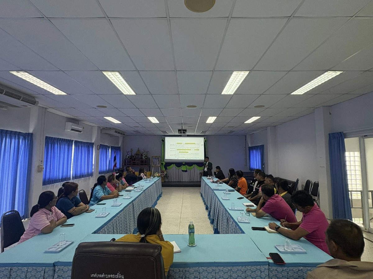 ร่วมประชุม การจัดการน้ำในเขตเทศบาลตำบลจระเข้หิน ณ อาคาร 2 ชั้น 2 สำนักงานเทศบาลตำบลจระเข้หิน