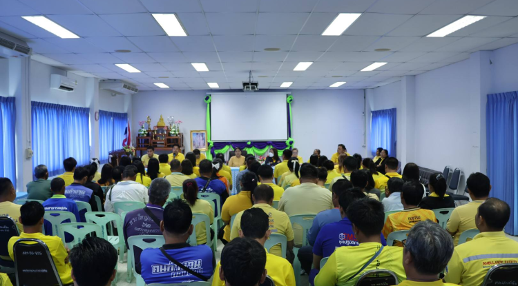 ประชุมพนักงานเทศบาลตำบลจระเข้หิน ประจำเดือนกันยายน 2568