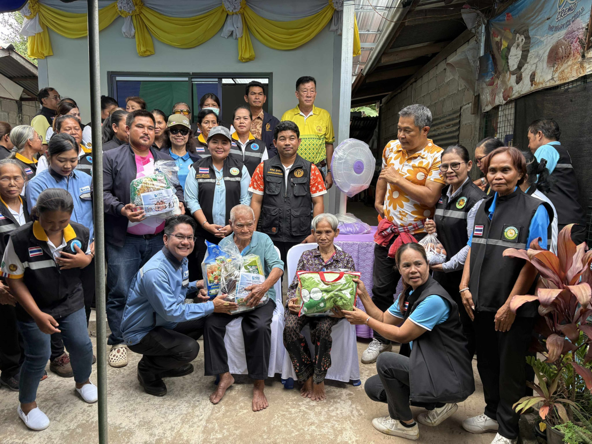ลงพื้นที่มอบบ้านให้แก่นายเฉลิม แอบผักแว่น ผู้พิการทางการได้ยิน ตามโครงการปรับสภาพแวดล้อมที่อยู่อาศัยสำหรับ คนพิการ ผู้สูงอายุ และผู้ที่อยู่ในระยะกึ่งเฉียบพลัน และผู้ที่มีภาวะพึ่งพิง ประจำปี พ.ศ. 2568