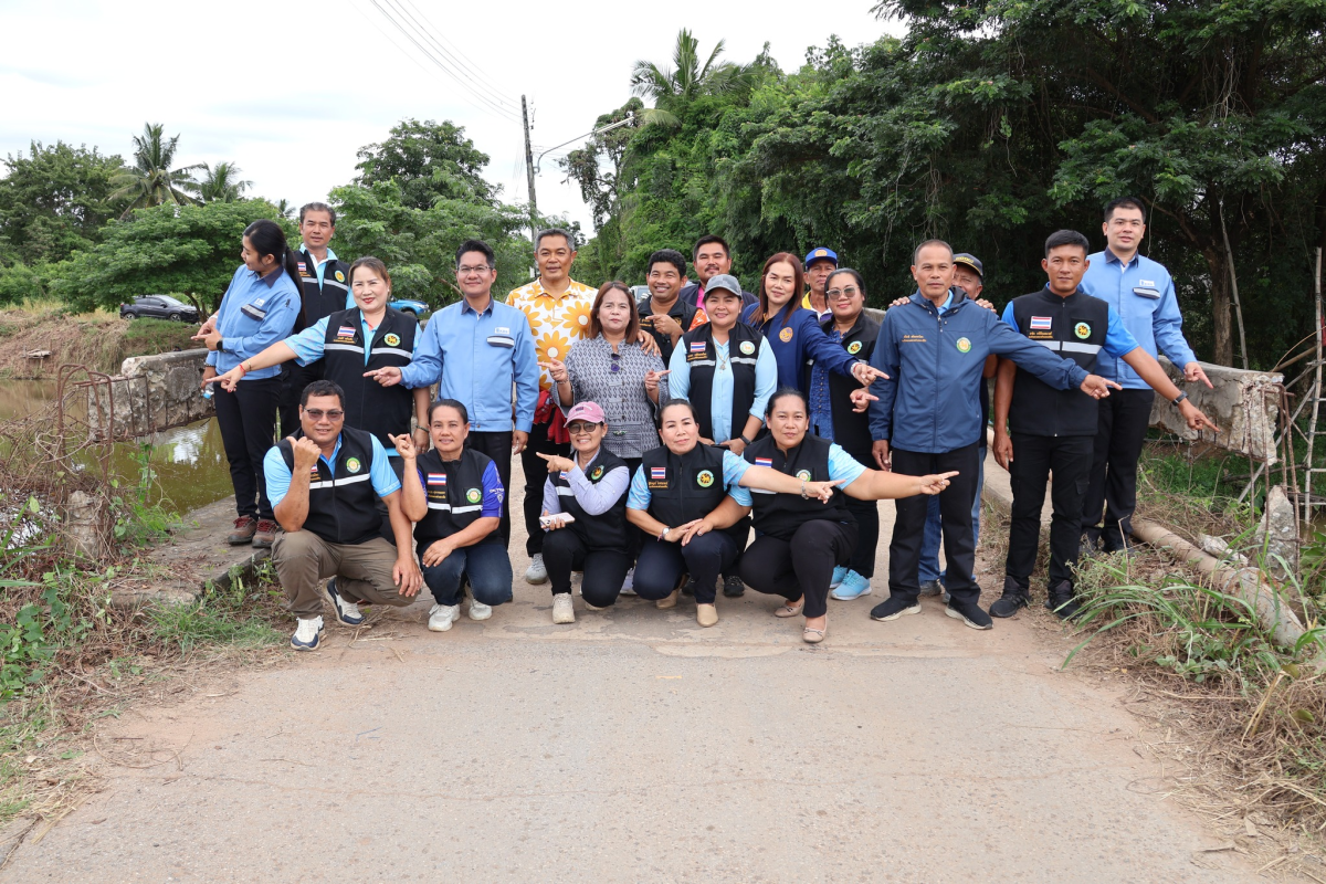 ลงพื้นที่ติดตามประสานแผนเรื่องการปรับปรุงและซ่อมแซมสะพานข้ามคลองจระเข้หินเพื่อสร้างความปลอดภัยแก่ผู้ที่สัญจรไปมา