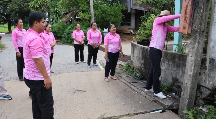 ลงพื้นที่ตรวจสอบถังดับเพลิง