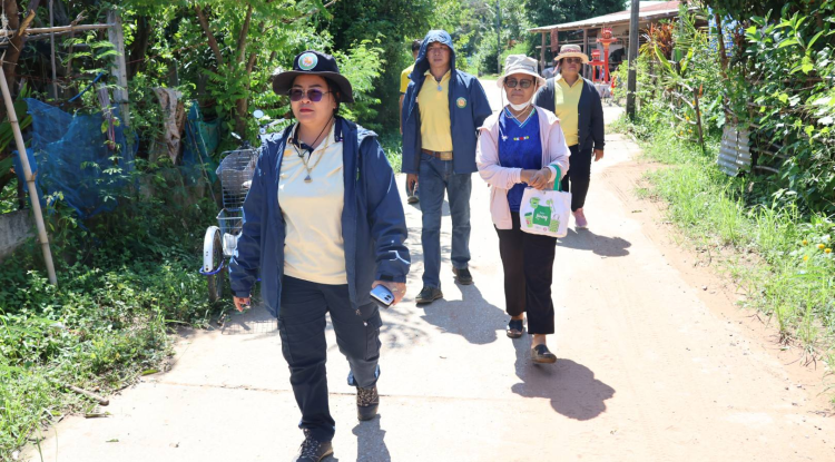 ลงพื้นที่สำรวจถนนที่มีปัญหาน้ำท่วมขังเวลาเกิดฝนตกหนัก