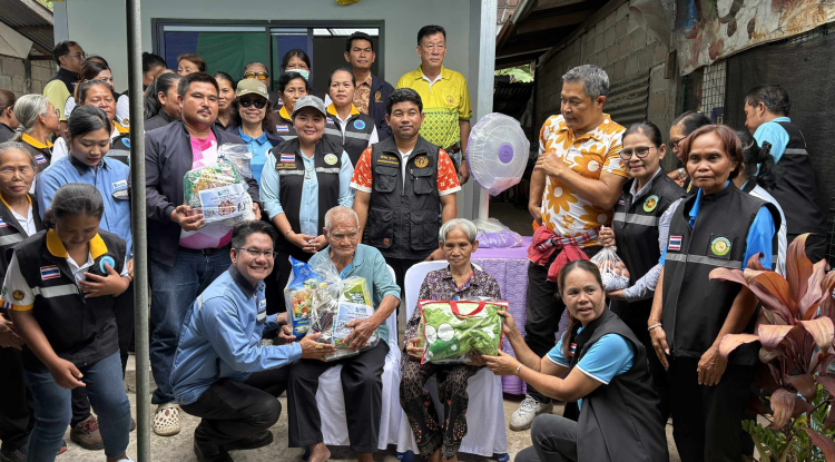 ลงพื้นที่มอบบ้านให้แก่นายเฉลิม แอบผักแว่น ผู้พิการทางการได้ยิน ตามโครงการปรับสภาพแวดล้อมที่อยู่อาศัยสำหรับ คนพิการ ผู้สูงอายุ และผู้ที่อยู่ในระยะกึ่งเฉียบพลัน และผู้ที่มีภาวะพึ่งพิง ประจำปี พ.ศ. 2568 