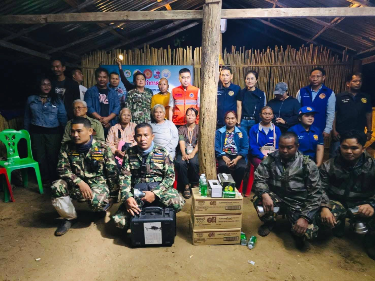 ลงพื้นที่ผลักดันช้างป่า 