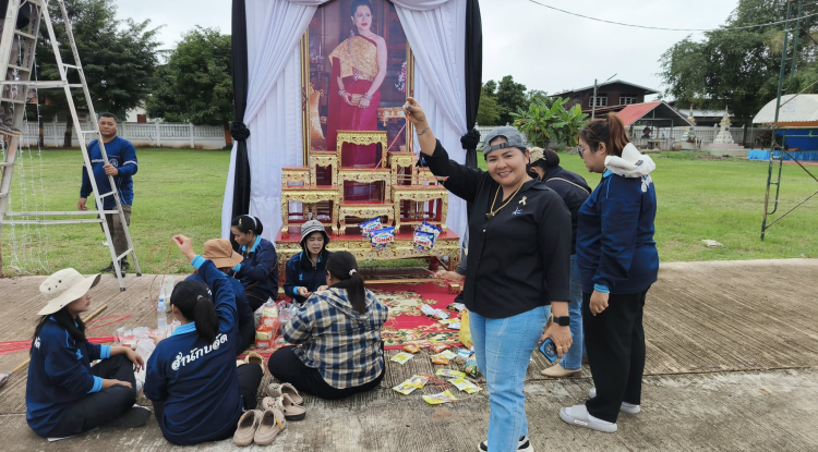 ลงพื้นที่จัดเตรียมสถานที่การจัดกิจกรรมประเพณีลอยกระทง ประจำปี 2568 