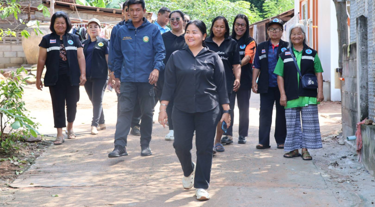 ลงพื้นที่สำรวจผู้ประสบปัญหาทางสังคมกระทรวงการพัฒนาสังคมและความมั่นคงของมนุษย์ เพื่อของบประมาณช่วยเหลือต่อไป 