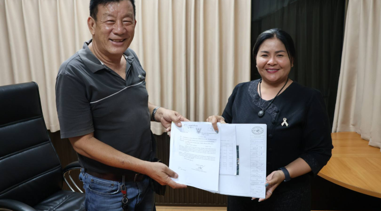 ลงพื้นที่ประสานแผนพัฒนาท้องถิ่นแบบบูรณาการ กับ นายบุญเติบ ชัชวาล นายกเทศมนตรีตำบลอรพิมพ์ เรื่องการปรับปรุงซ่อมแซมสะพานข้ามคลองจระเข้หิน