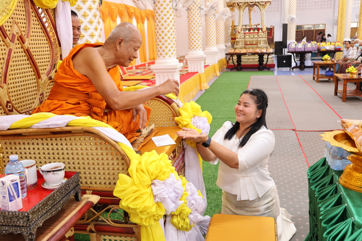 เข้าร่วมในงานกตัญญูบูรพาจารย์รำลึกคุณ ณ วัดสว่างหนองแวงบ้านไผ่ ตำบลจระเข้หิน อำเภอครบุรี จังหวัดนครราชสีมา