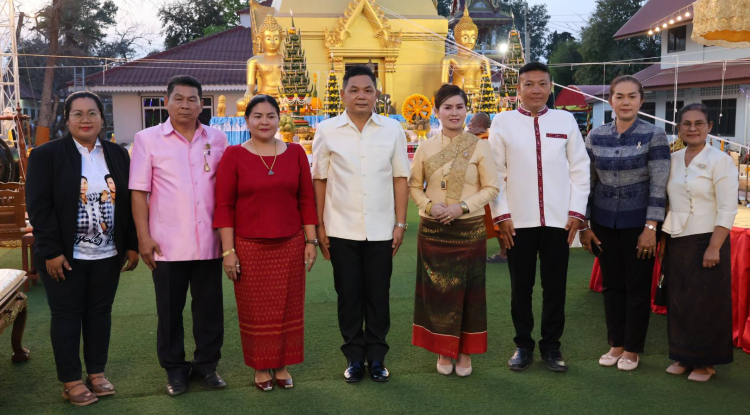 เทศบาลตำบลจระเข้หินได้เข้าร่วม พิธีสวดสะเดาะห์ต่อชะตา พิธีพุทธาภิเษก ในงานบุญกุ้มข้าวใหญ่ ประจำปี 2569