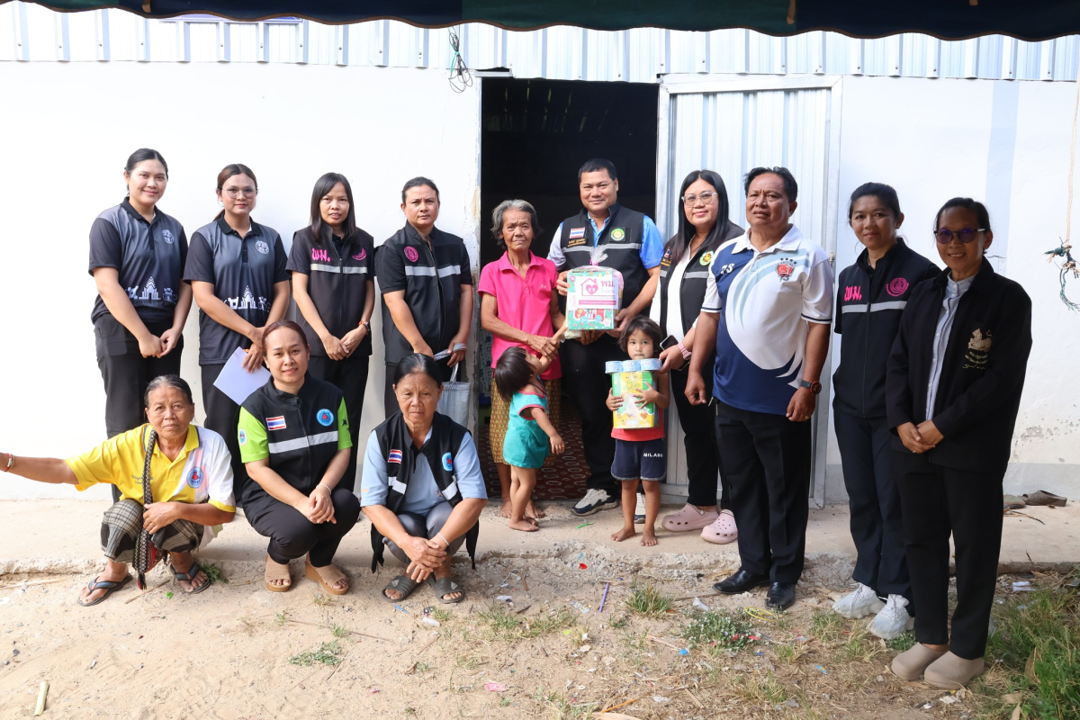 ลงพื้นที่เยี่ยมบ้านนางสาวคำตัน รักอนามัย