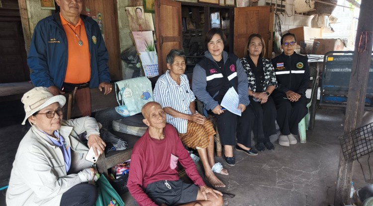 ลงพื้นที่สำรวจช่วยเหลือผู้ประสบปัญหาทางสังคม ร่วมกับกระทรวงการพัฒนาสังคมและความมั่นคงของมนุษย์
