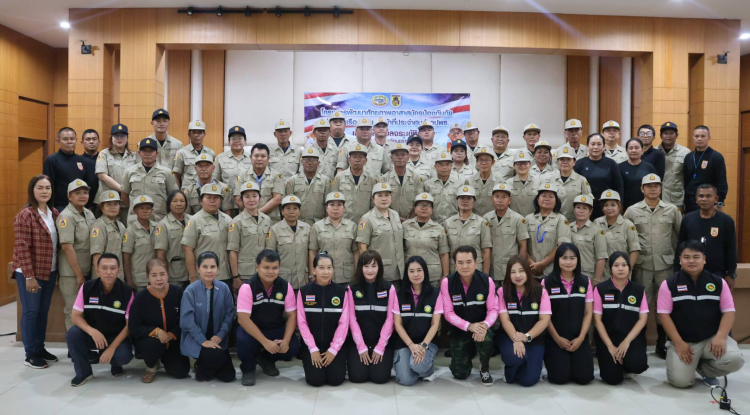 โครงการพัฒนาศักยภาพอาสาสมัครป้องกันภัยฝ่ายพลเรือนและเจ้าหน้าที่ประจำศูนย์ อปพร.เทศบาลตำบลจระเข้หิน 