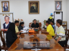 ลงพื้นที่ประสานงานเรื่องแผนการพัฒนาหมู่บ้านและการปรับปรุงซ่อมแซม 