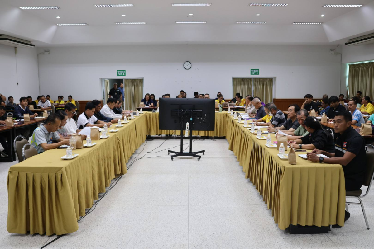 เข้าร่วมการประชุมเตรียมความพร้อมการจัดงานทอดผ้าป่าสามัคคีเพื่อพัฒนาโรงพยาบาลครบุรี