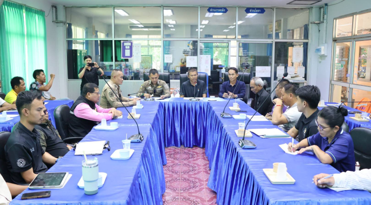 เข้าร่วมประชุมการวางแผนรักษาความปลอดภัยช่วงสงกรานต์