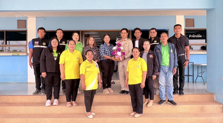ร่วมต้อนรับ พันจ่าโทจักร์กฤษณ์ สุขเกษม หัวหน้าฝ่ายอำนวยการ เทศบาลตำบลจระเข้หิน (คนใหม่)