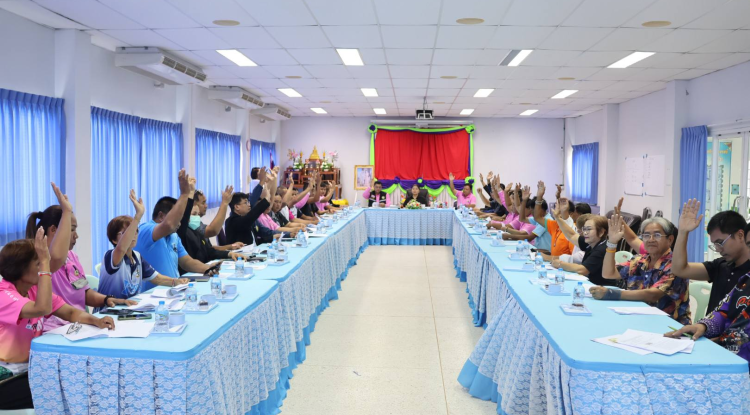 ประชุมประชาคมระดับตำบลเพื่อพิจารณาร่างแผนพัฒนาท้องถิ่น พ.ศ.2566-2570 