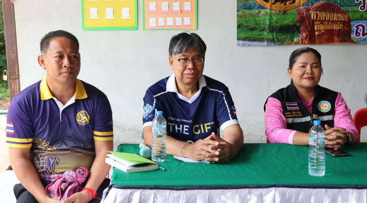 เข้าร่วมการประชุมสัญจรชมรมกำนัน-ผู้ใหญ่บ้านตำบลจระเข้หิน ครั้งที่ 7
