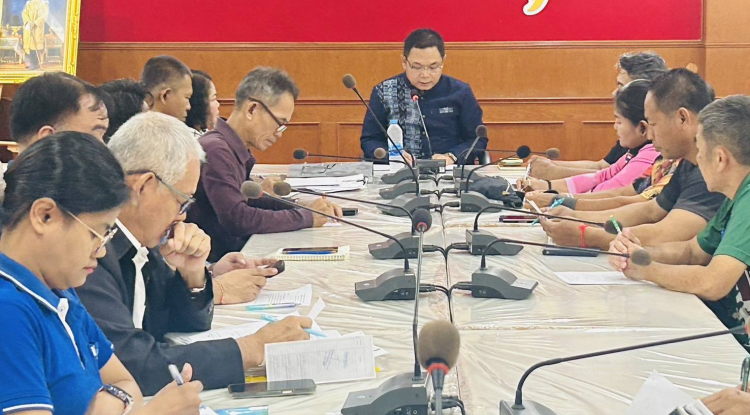 การประชุมการดำเนินการของคณะกรรมการตรวจสอบข้อเท็จจริงที่ดินสาธารณประโยชน์แปลงที่ทำเลเลี้ยงสัตว์บ้านจระเข้หิน 