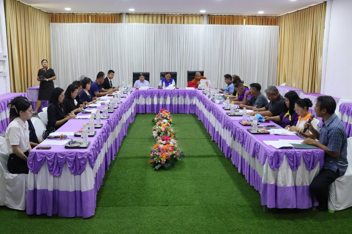 การประชุมคณะกรรมการสถานศึกษาขั้นพื้นฐานโรงเรียนจระเข้หินสังฆกิจวิทยา 