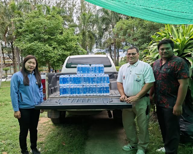 อขอบพระคุณ บริษัทน้ำตาล ครบุรี จำกัด (มหาชน) ที่สนับสนุนน้ำดื่มเพื่อสำหรับนักกีฬาที่เข้าร่วมการแข่งขันวอลเลย์บอลงานทุเรียนต้นน้ำมูล@ของดีอำเภอครบุรี ระหว่างวันที่ 4-5 กรกฎาคม 2569 