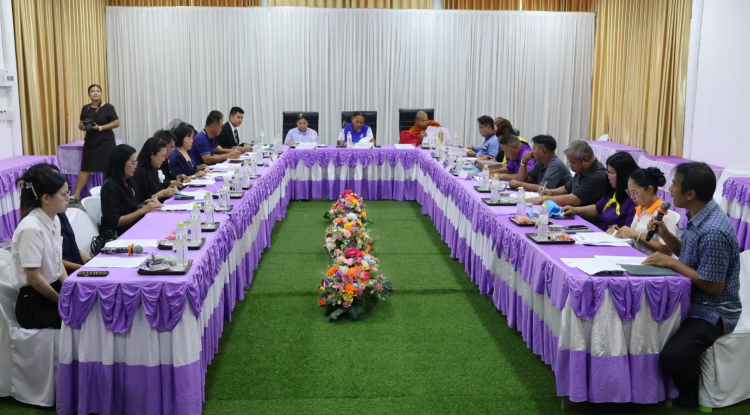 การประชุมคณะกรรมการสถานศึกษาขั้นพื้นฐานโรงเรียนจระเข้หินสังฆกิจวิทยา 