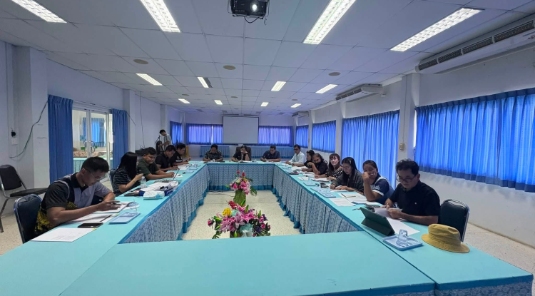 ประชุมเพื่อจัดทำร่างเทศบัญญัติงบประมาณรายจ่าย ประจำปีงบประมาณ 2570 