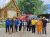  ลงพื้นที่จัดเตรียมสถานที่เพื่อเตรียมความพร้อมในวันสำคัญทางพระพุทธศาสนาตามที่ร้องขอมายังสำนักงานเทศบาลตำบลจระเข้หิน ณ วัดสว่างหนองแวง(บ้านไผ่) และ วัดจระเข้หิน